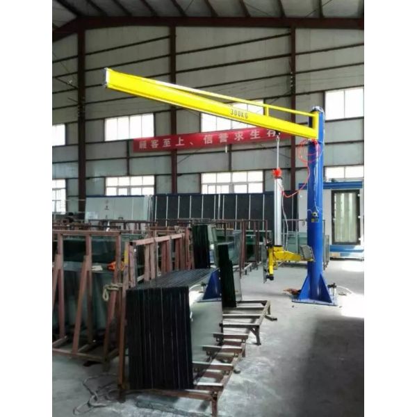 Energy Saving Vacuum Hoist Lifting Systems , Glass Vacuum Lifter Jib Crane