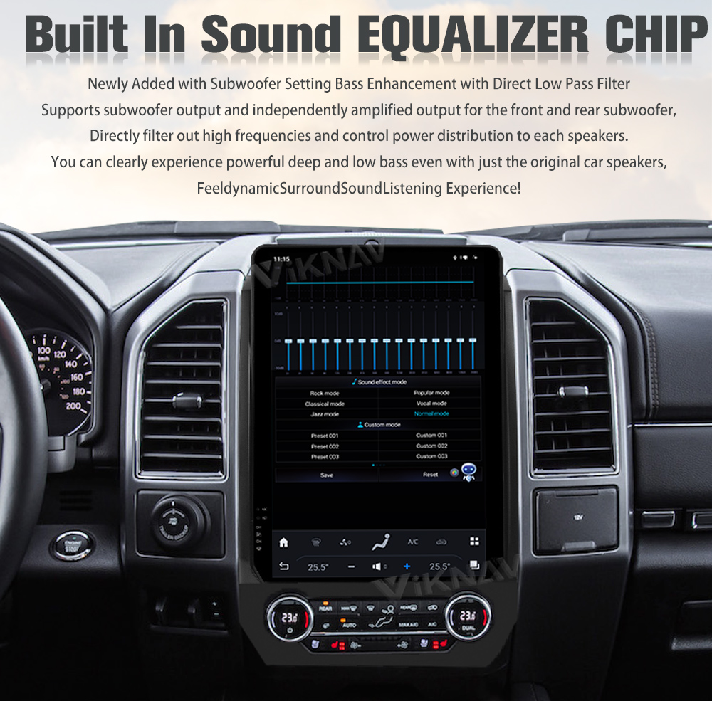 14.4 inch 2K HD Touch Screen Car Radio For Ford Expedition 2015-2022 GPS Multimedia Player Android 13 Wireless Carplay