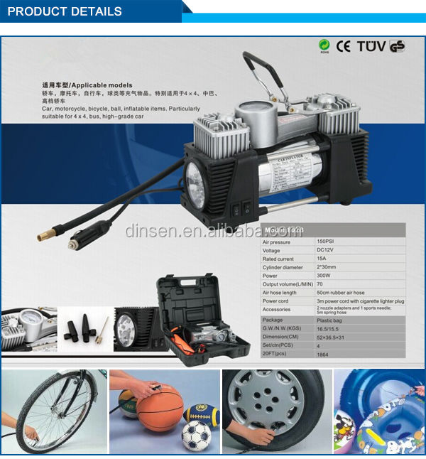 FACTORY SALE OEM/ODM Professional auto mini tire inflator micro compressor air car
