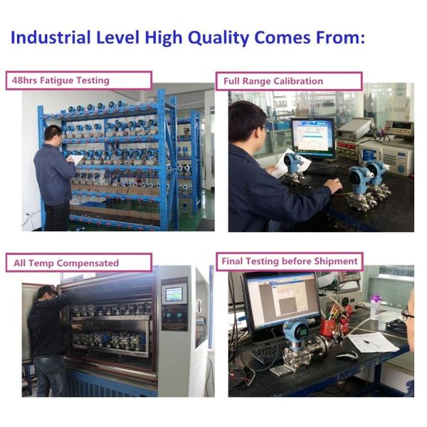 Differential High Temperature Pressure Transmitter with Seals Flush Diaphragm