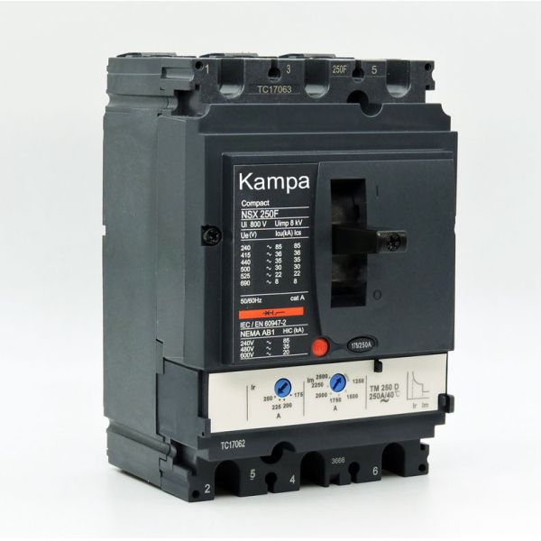 LV431630 kampa nsx 3 phase mccb circuit breaker