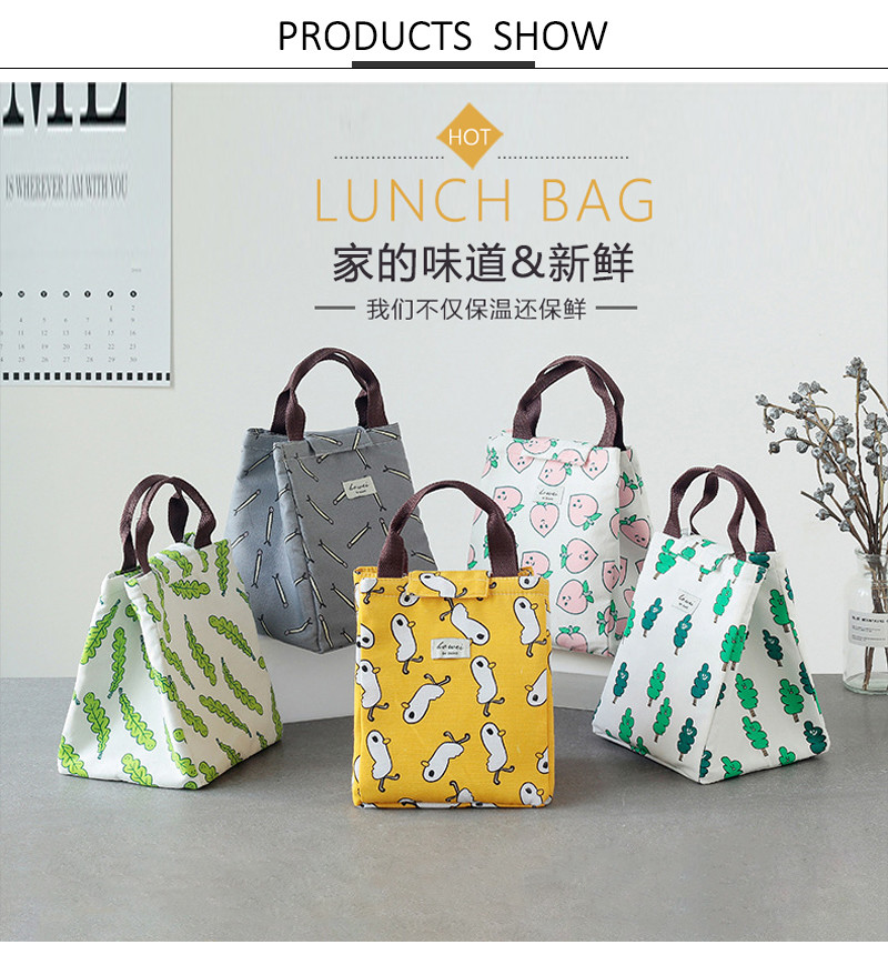 Casual Style Multipocket H32Cm Insulated Lunch Cooler Bags