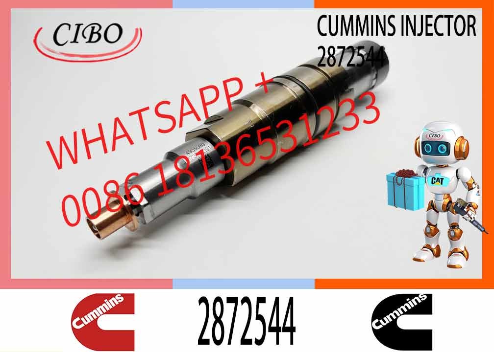 Common Rail Fuel Injector 2872544 C2872544 for Cummins Engine ISX ISX12 ISX15 Diesel Generator Engine Spare Parts