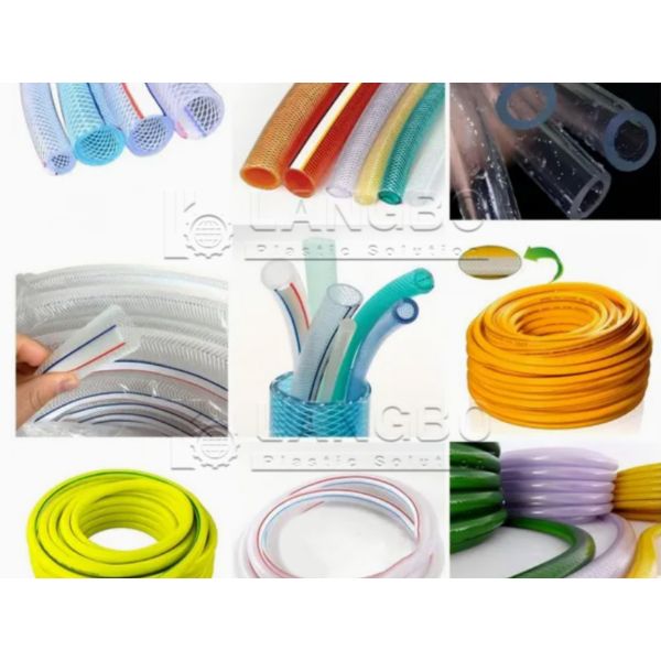 Plastic PVC Flexible Hose Machinery Braided Garden Hose Pipe Making Machine