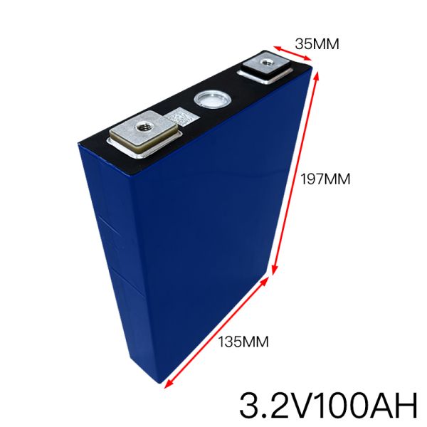 100Ah 3.2v Rechargeable Battery Lithium Ion Solar Storage Battery 1.82kg
