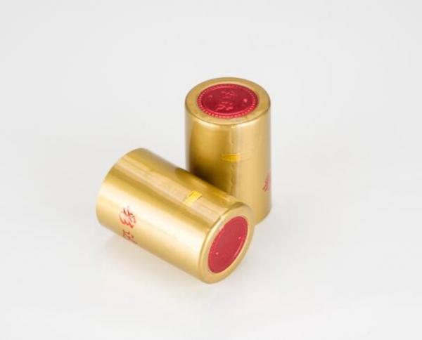 Durable Wine Bottle Shrink Caps PVC Heat Shrink Capsule Anti Slip Embossed