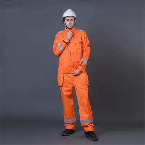 China 65% Cotton 35% Polyester Safety Work Uniforms NZS Lightweight Fire Retardant Coveralls on sale