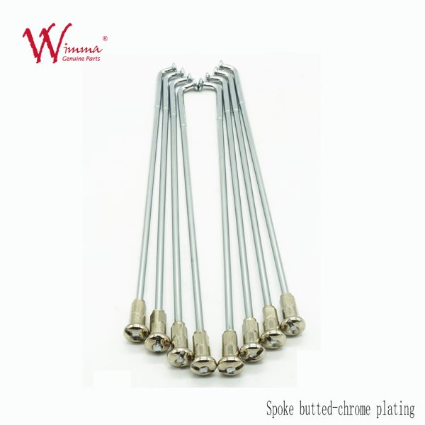 Custom 3/8 Inch Stainless Steel 304 Motorcycle Spoke Set ISO9001 Certified Wheel Spokes and Nipples