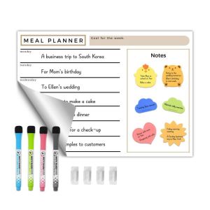 Multifunction Combination Creative Reusable Calendar Planner Sticky Dry Erase