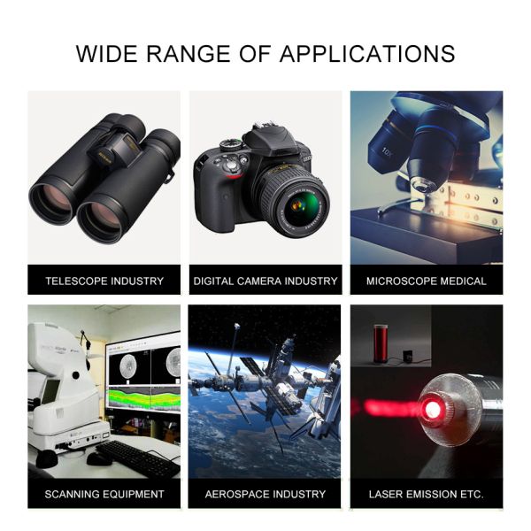 20/10 10/5 Double Convex Lens , 0.7mm To 400mm Laser Focus Lens