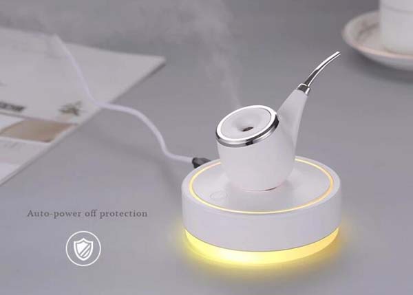 110mL Portable USB Rechargeable Home Mini Pipe Humidifier Car Pipe Humidifier