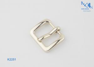 China Light Gold Shoe Repair Buckles  , Metal Replacement Shoe Strap Buckle on sale