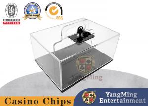 Quality Customized Portable 400 Yard Poker Chip Box  With Lock wholesale