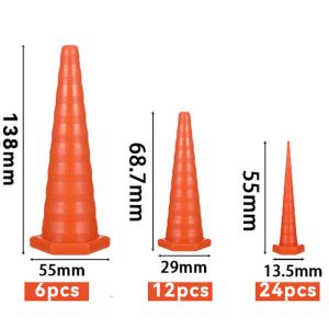 Silicone Custom Shape Double Flare Hot Red Ear Plugs Flesh Tunnel Piercing