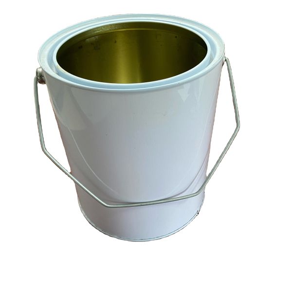 Chemical 4 Litre Empty Paint Tins Containers White Coating