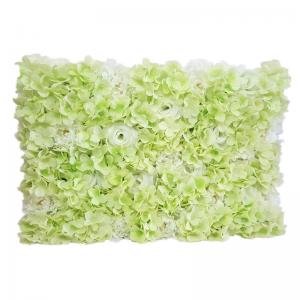 Quality Silk Rose Artificial Flower Wall Panels Wedding Background Layout 40x40 wholesale