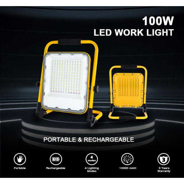 Multi Function 20 W 40 W 12v Portable LED Work Light Replaceable Color Match With Stand