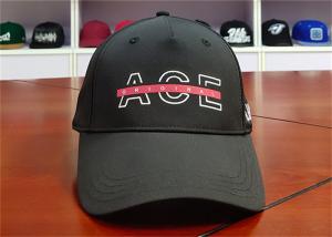 Quality ACE Men Women Solid Color Custom Creative Silk Print Logo Custom Curve Brim Baseball Cap Hat wholesale