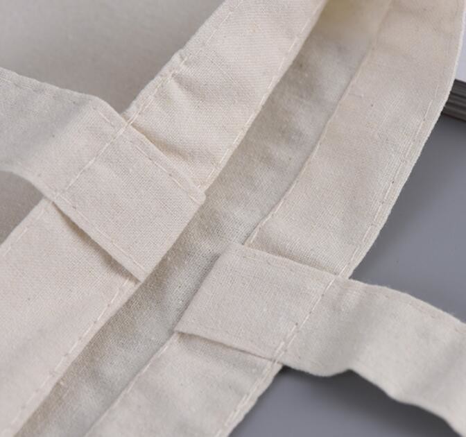 Reusable 100% Cotton Canvas Bag Canvas Tote Bags Convenient Environmentally Grocery Shopping Bags,zipper canvas bag cott
