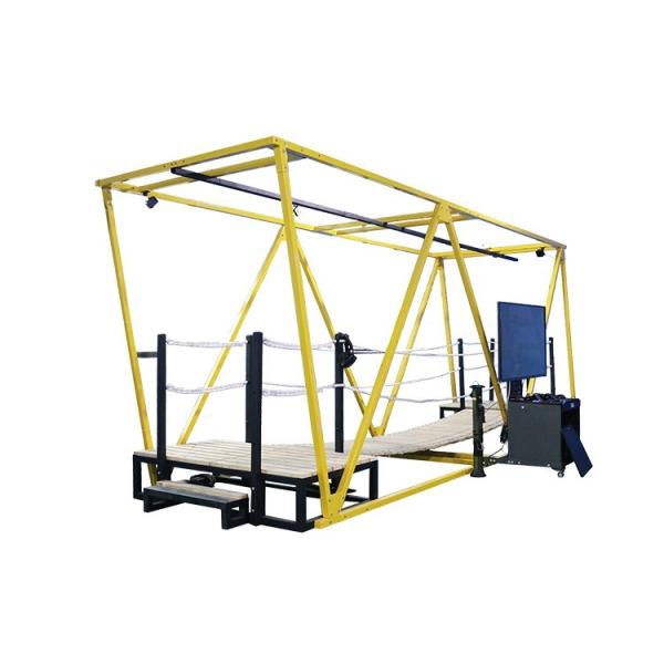 Cheap 7.5m*1.7m*2.5m 9D VR Car Driving Simulator Snow Mountain Bridge For Theme Park for sale