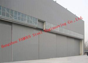 Quality Hydraulic / Electrical Aircraft Hanger Door And Aviation Building Airplane Bifold Doors Vertical Lifting Systems wholesale