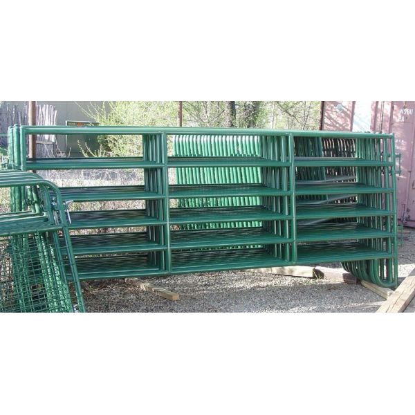 Heavy duty oval rail hot dip galvanized steel cattle panel / livestock panels
