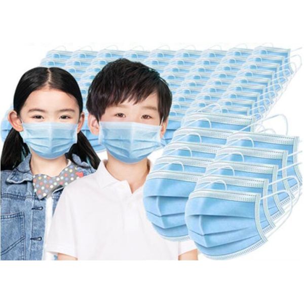 3 Ply Ear Loop Baby Children Disposable Protective Mask Production Line 100-120 pcs/min