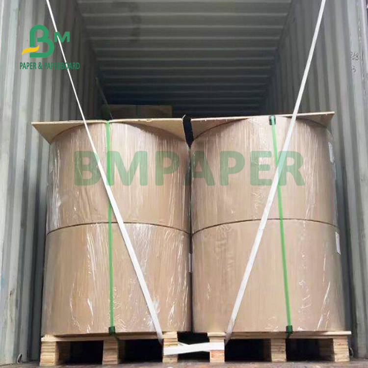 225gsm Moisture Resistance Unbleach Kraft Paper Rolls For Bags