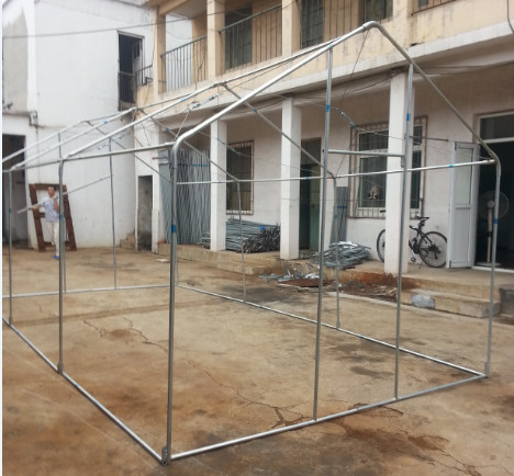 4x6m Outdoor Steel Waterproof Canvas Camping Military Frame Tent