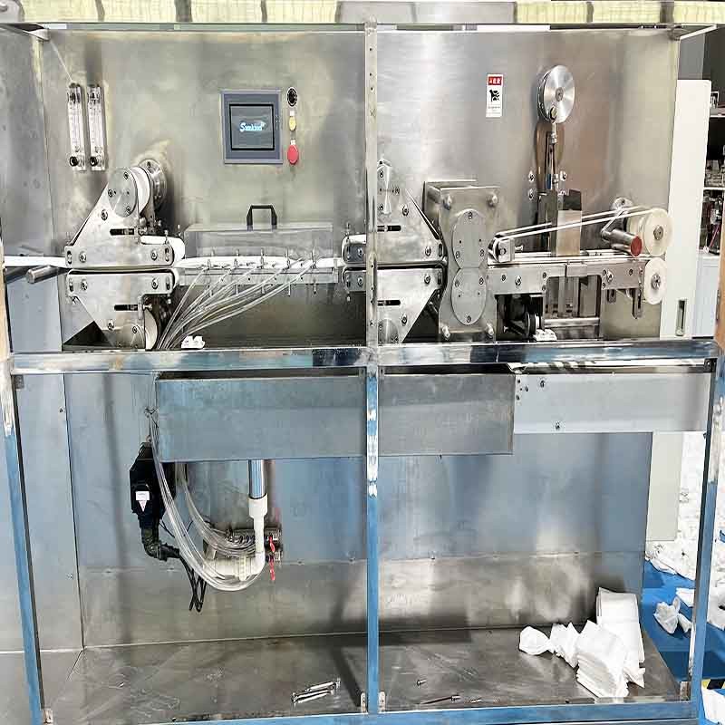 300 - 400 Cut High Productivity Wet Wipes Packing Machine For 30-120 Pcs Pack