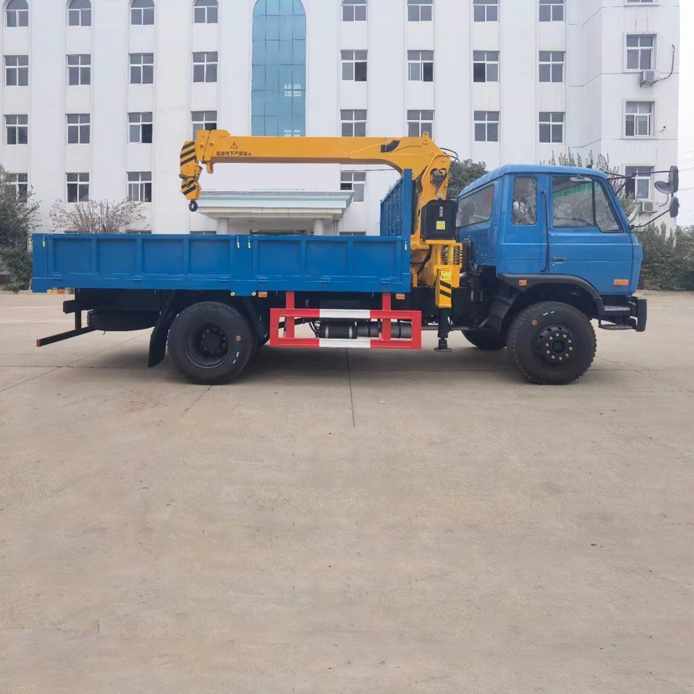 Cargo Truck Mounted Crane Straight Boom Crane Lifting Truck