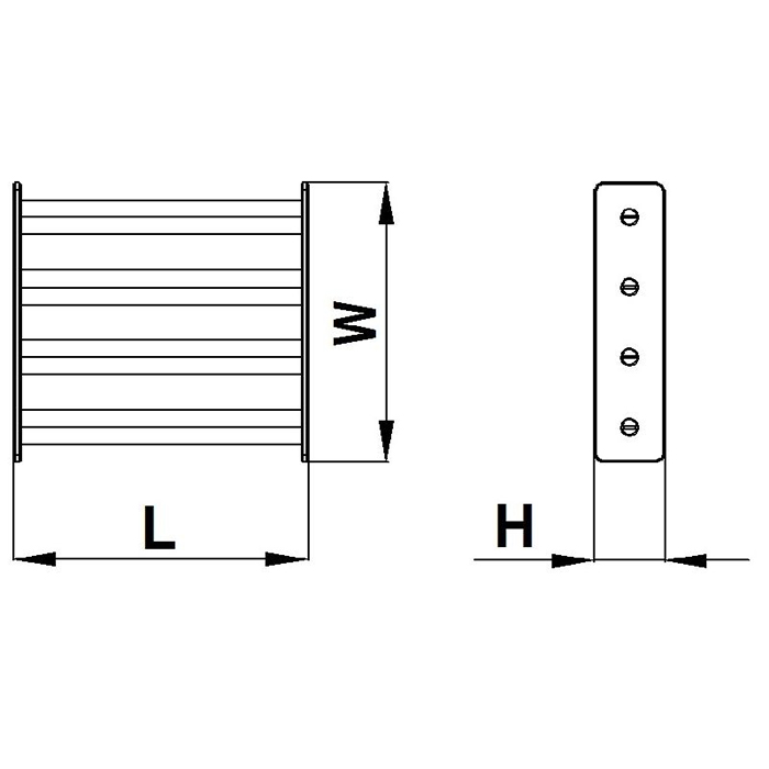 Cutting-Grade Magnetic Grate Separators for Food Industry Easy Clean Square Magnet
