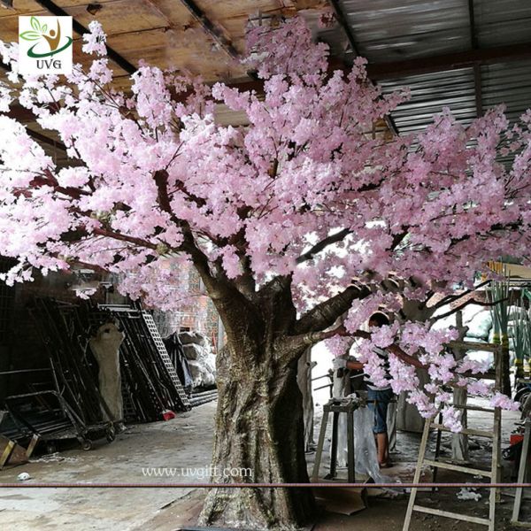 UVG event decoration materials large indoor artificial trees in cherry blossom bouquets CHR163