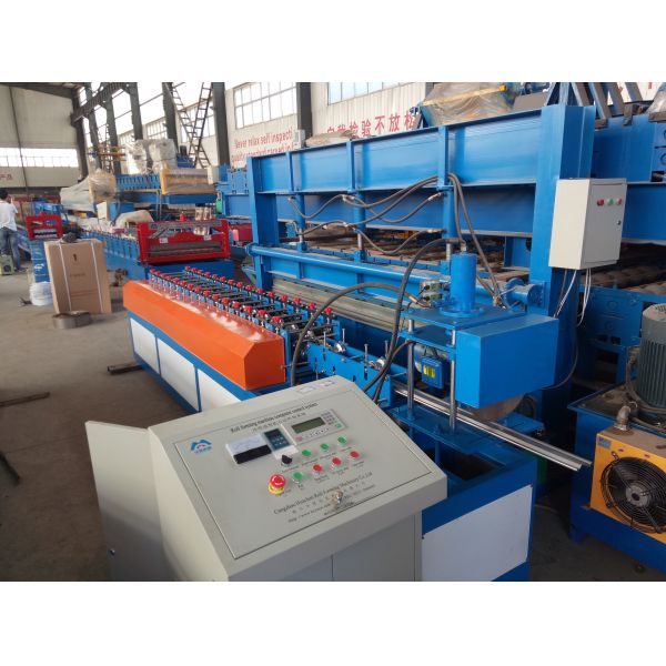 automatic metal colorful steel slats shutter door production line cold rolling forming machine