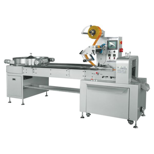 Gummy Candy Horizontal Flow Pack Machine Pillow Wrapping Time Saving