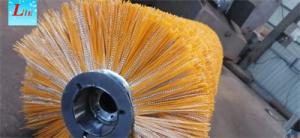 Quality wavy nylon brush for skid steer loader sweeper wholesale