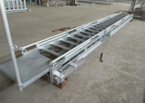 China Aluminum Material Marine Boarding Ladder 12 - 58 Steps Marine Accommodation Ladder on sale