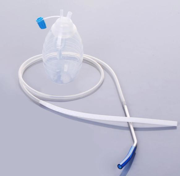 Silicone reservoir with Trocar Closed Wound Drainage System and silicone