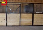 2ft Length 220cm High Modular Horse Stall Kits Bamboo Steel Frame Material
