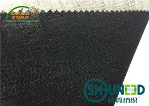 Quality Black Hair Interlining Fabric Interfacing Heavy Weight For Men