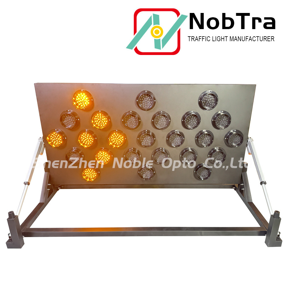 LED Arrow Boards with 25 Amber LEDs for Enhanced Traffic Safety