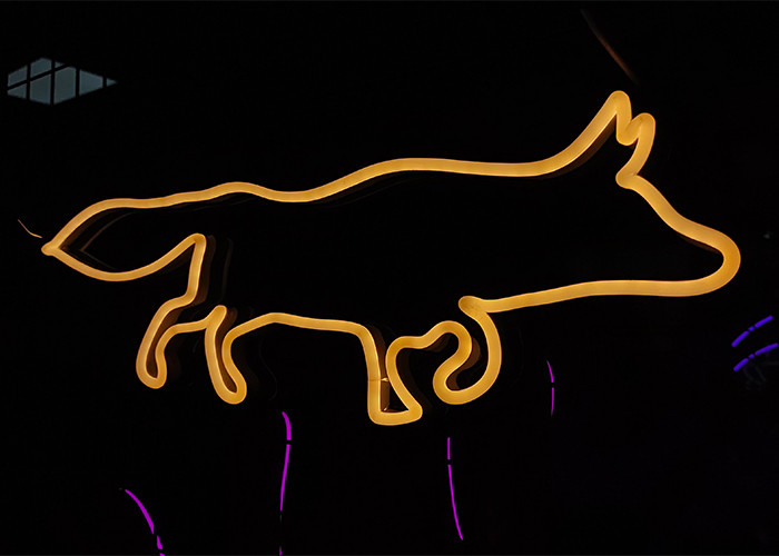 Vasten wolf neon sign 14 Colors AU/ EU Plug 12VDC Acrylic Billboard lighting