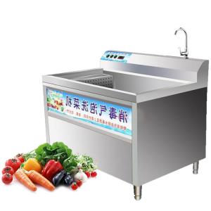 China Home Small Fruit And Vegetable Cleaner Machine Food Air Bubble Washer on sale