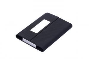 Quality Magnetic PU Leather Name Card Holder Digital Printing Magnetic Card Case wholesale