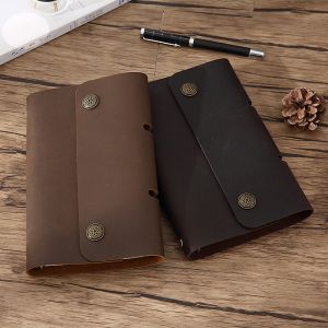 OEM ODM Soft Leather Notebook Leather Journal Travel Notebook