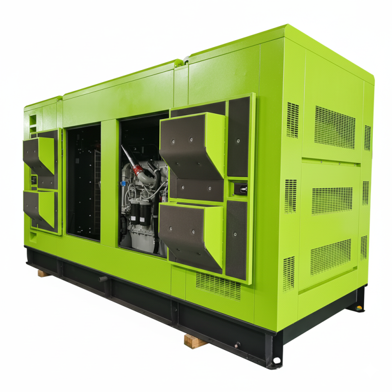 For SHX 400kw for Perkins Silent Type Diesel Generator for Africa ATS Option Super Soundproof and Open Frame