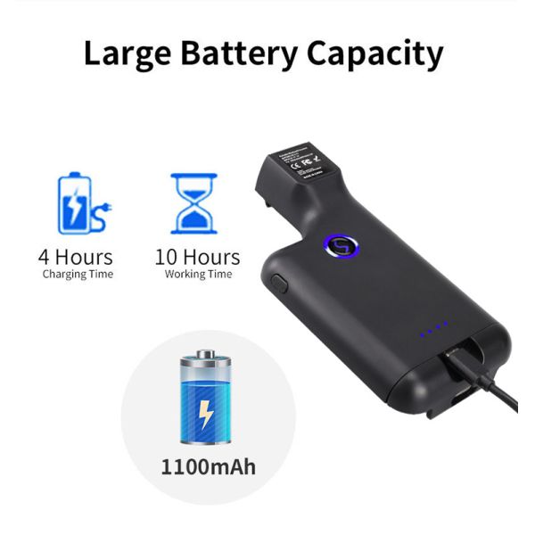 Omnidirectional Belt-Mounted Barcode Scanner USB-C Backclip Scanner for Trolley & Warehouse Work