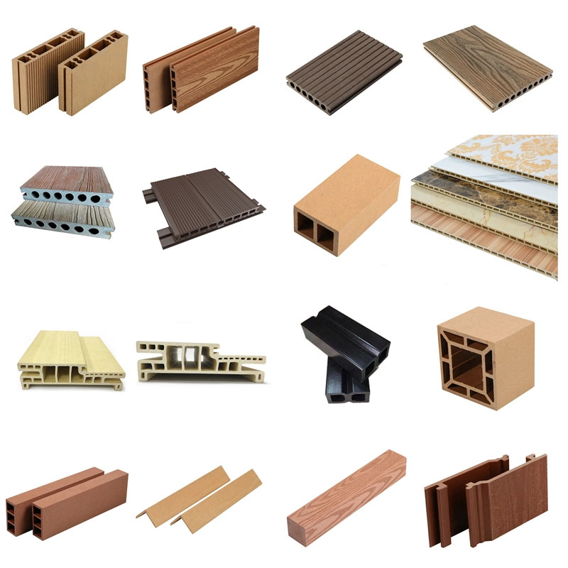 CE 380V Waterproof WPC Decking Plastic Profile Machine