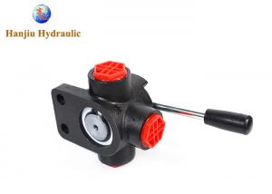 Quality Rotary Control Lever Operated Hydraulic Diverter Valve 24gpm G1/2 Ports wholesale