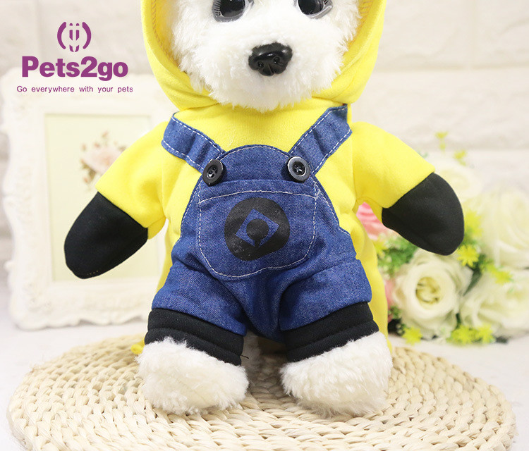 Stretchable 2kg 28cm Chest Pets Wearing Clothes